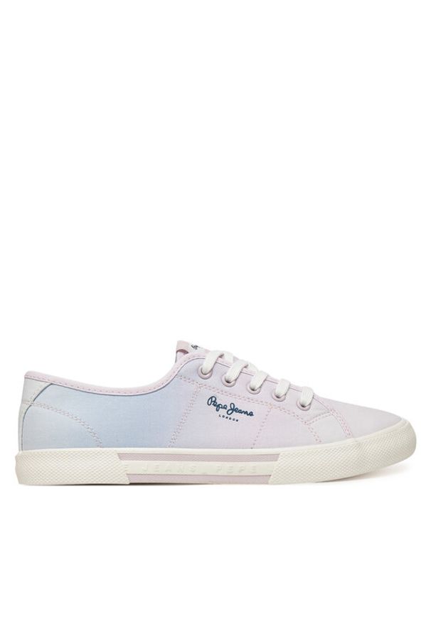 Pepe Jeans Tenisówki Brady Colors W PLS31600 Fioletowy. Kolor: fioletowy. Materiał: materiał
