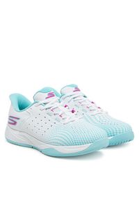 skechers - Skechers Buty do tenisa Slip-ins Relaxed Fit: Viper Court Reload 172101/WTQP Biały. Kolor: biały. Materiał: skóra. Sport: tenis