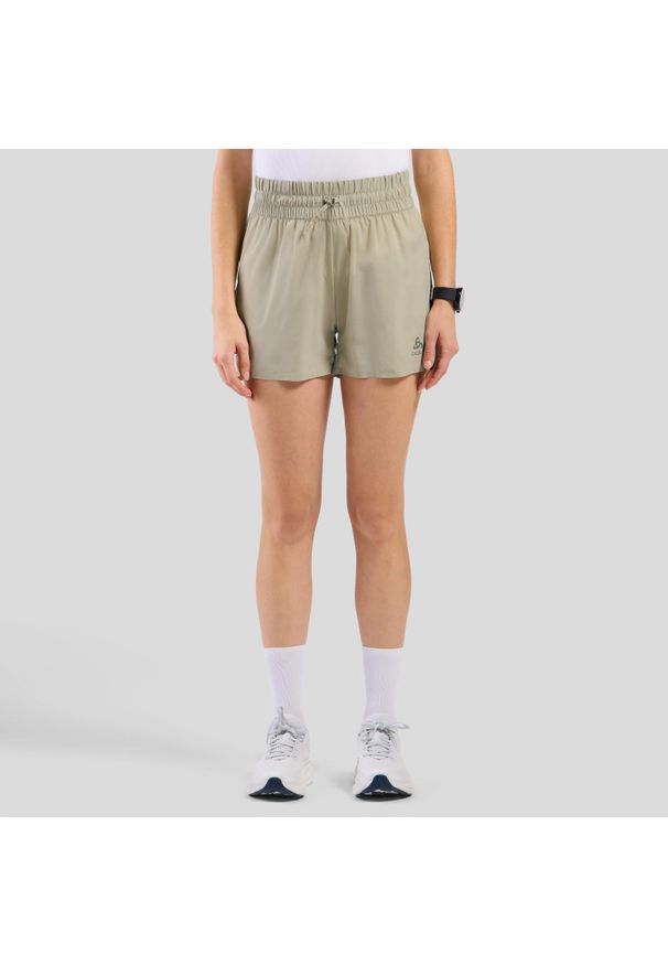 Spodenki damskie Odlo ZEROWEIGHT 4 INCH Short. Kolor: biały. Sport: bieganie