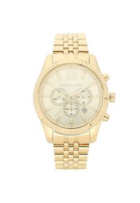 Michael Kors Zegarek Lexington MK8281 Złoty. Kolor: złoty
