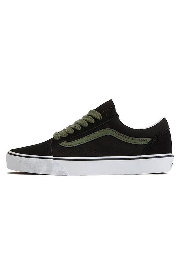 Vans - Buty VANS OLD SKOOL Czarny. Kolor: czarny. Materiał: tkanina, skóra. Model: Vans Old Skool. Sport: skateboard