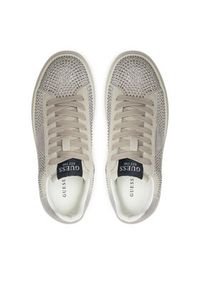Guess Sneakersy FLPELB SUE12 Beżowy. Kolor: beżowy. Materiał: zamsz, skóra