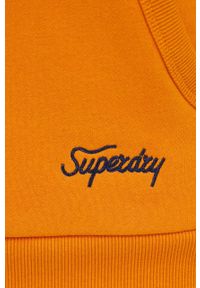 Superdry bluza męska kolor pomarańczowy z kapturem z aplikacją. Typ kołnierza: kaptur. Kolor: pomarańczowy. Materiał: dzianina. Wzór: aplikacja #3