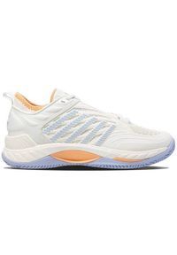 Buty do tenisa damskie K-Swiss Hypercourt Supreme 2. Kolor: biały. Materiał: materiał, syntetyk. Szerokość cholewki: normalna. Sport: tenis