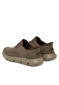 skechers - Skechers Półbuty Slip-Ins: Garza - Clive 205352/DKTP Brązowy. Kolor: brązowy. Materiał: materiał #6