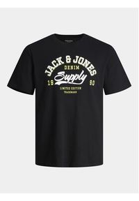 Jack & Jones - Jack&Jones Komplet 3 t-shirtów Logo 12257008 Kolorowy Standard Fit. Materiał: bawełna. Wzór: kolorowy #7