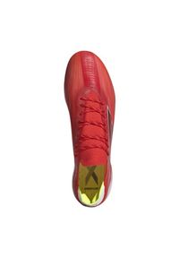 Adidas - Buty piłkarskie adidas X SpeedFlow.1 Sg M FY3355 wielokolorowe pomarańcze i czerwienie. Zapięcie: sznurówki. Kolor: wielokolorowy. Materiał: materiał. Szerokość cholewki: normalna. Sezon: jesień. Sport: piłka nożna