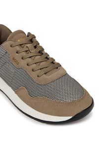 BOSS Sneakersy Titanium 50541882 Brązowy. Kolor: brązowy. Materiał: materiał #5