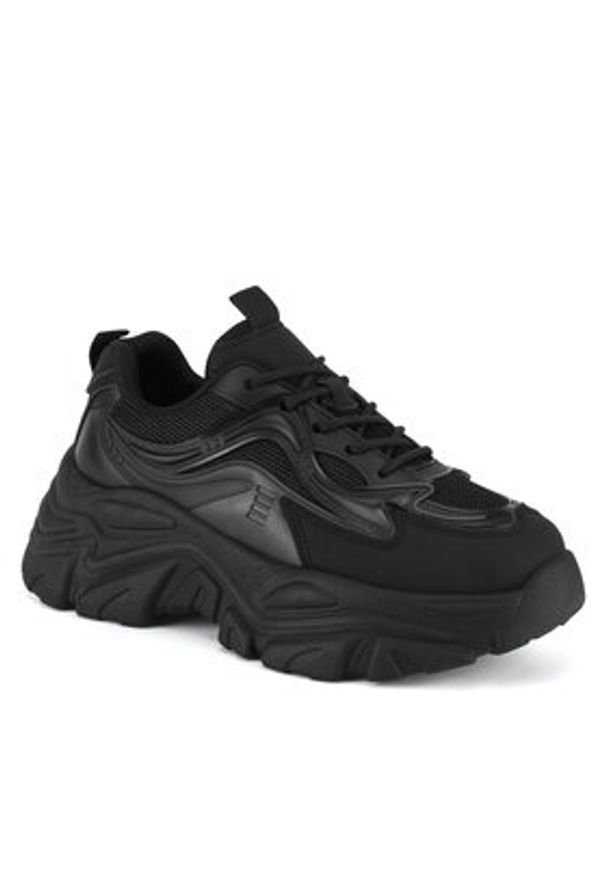 DeeZee Sneakersy CEO-WSS21557-02 Czarny. Kolor: czarny. Materiał: materiał