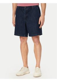 BOSS Szorty jeansowe Sandrew 50557454 Granatowy Relaxed Fit. Kolor: niebieski. Materiał: bawełna #1