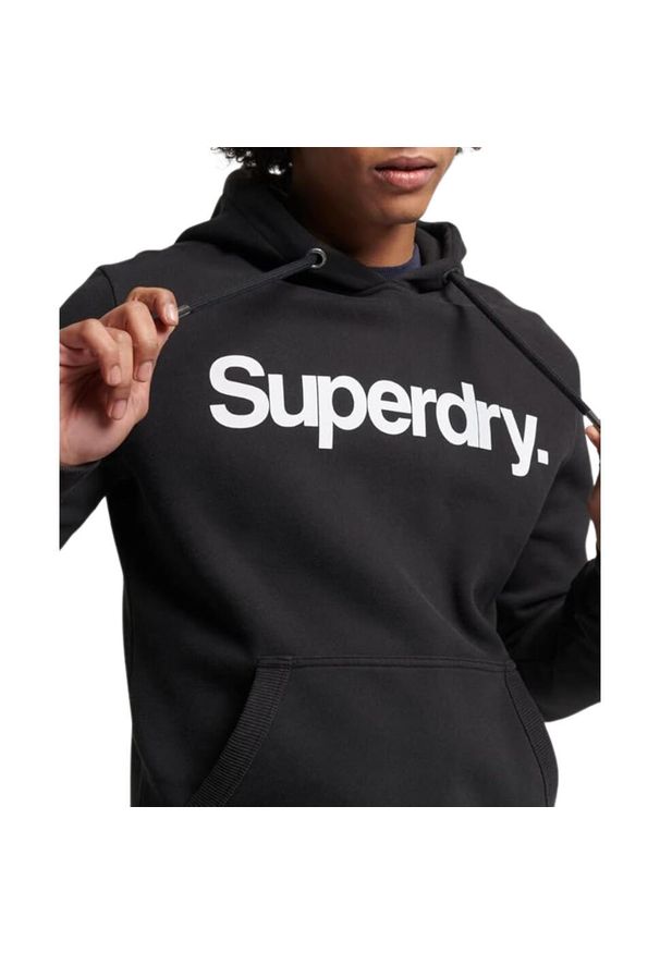 Bluza męska Superdry CL Hood. Kolor: czarny. Materiał: bawełna, poliester