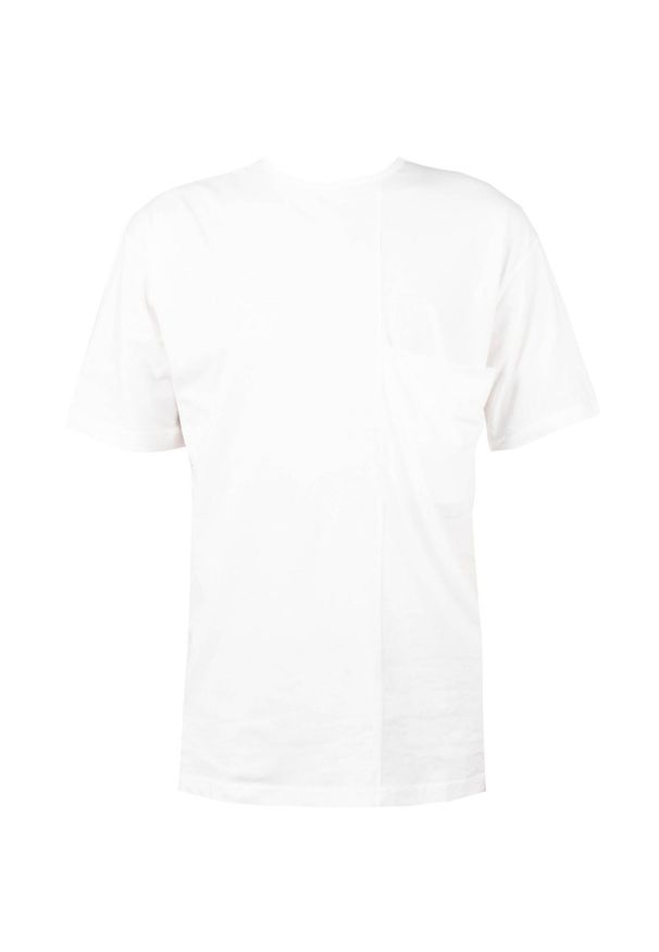 Xagon Man T-shirt "Oversize" | A22082 ZX 76LT | Mężczyzna | Kremowy. Kolor: kremowy. Materiał: bawełna. Wzór: aplikacja