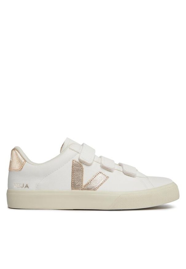 Veja Sneakersy Recifee Logo Chromefree Leather RC0502762B Biały. Kolor: biały. Materiał: skóra