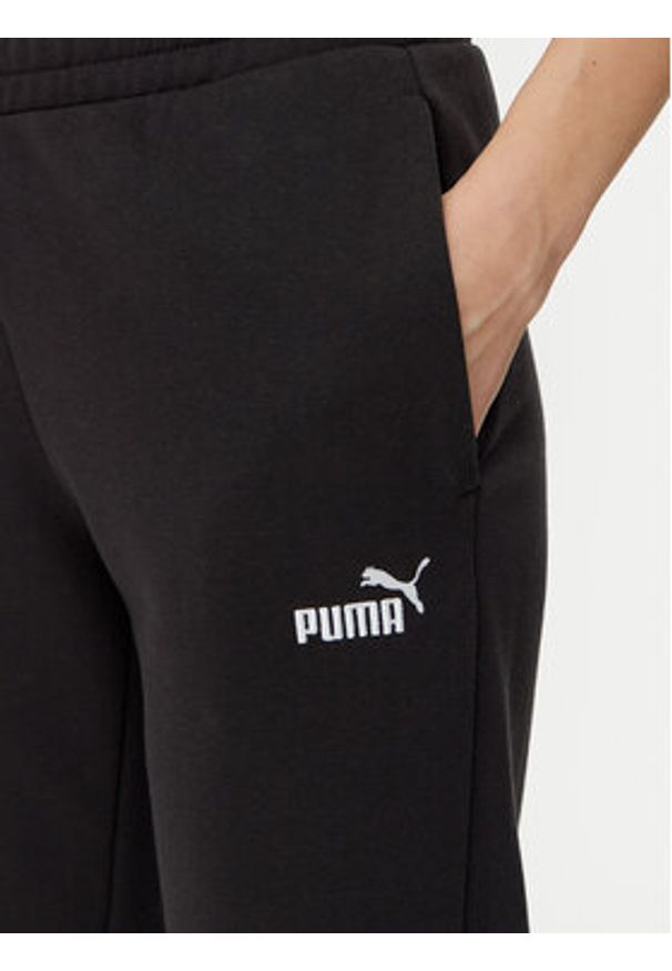 Puma Spodnie dresowe Ess Small No. 1 Logo 682454 Czarny Regular Fit. Kolor: czarny. Materiał: syntetyk, bawełna