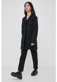 Brixton Kurtka jeansowa damska kolor czarny przejściowa. Okazja: na co dzień. Kolor: czarny. Materiał: jeans. Styl: casual #2