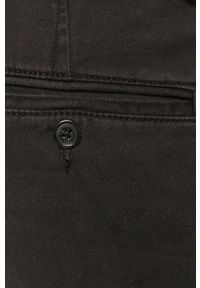 Selected Spodnie męskie kolor czarny. Kolor: czarny. Materiał: tkanina. Wzór: gładki #2
