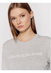 Calvin Klein Jeans Bluza J20J209761 Szary Regular Fit. Kolor: szary. Materiał: bawełna