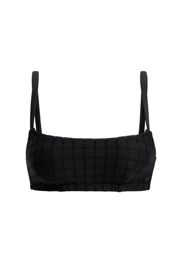 Roxy - Stanik bikini D-cup dla Kobiety CAMILO. Kolor: czarny. Materiał: poliester, materiał, elastan