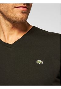 Lacoste T-Shirt TH2036 Czarny Regular Fit. Kolor: czarny. Materiał: bawełna #3