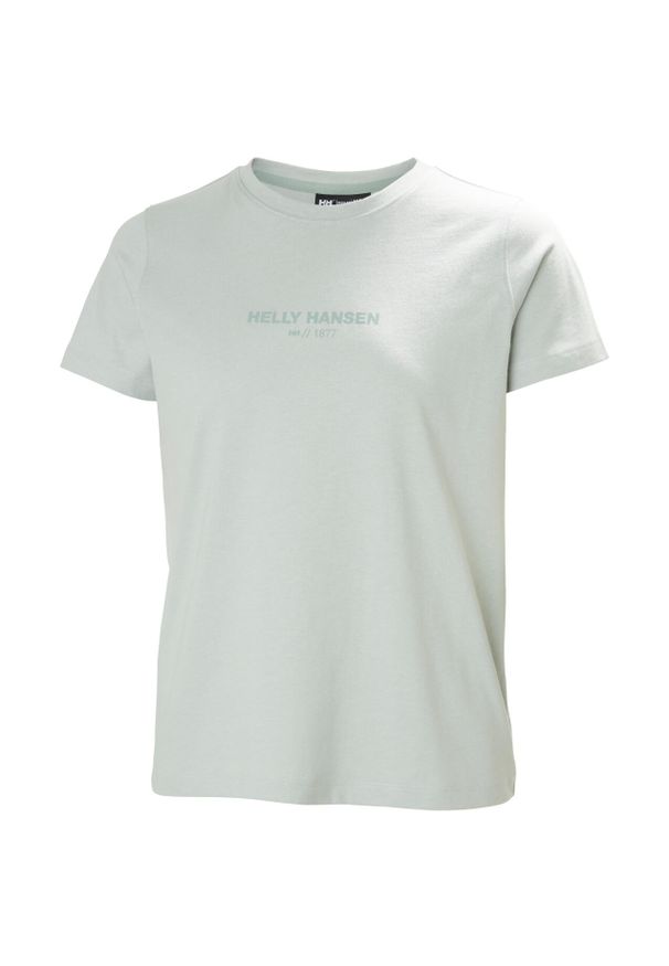 Koszulka damska Helly Hansen Core 2.0. Kolor: zielony. Materiał: jersey, bawełna