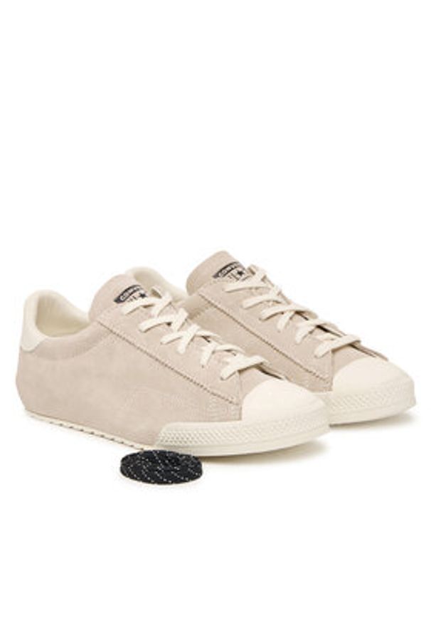 Converse Sneakersy Chuck Taylor Lo A16122C Écru. Materiał: zamsz, skóra