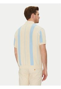 Blend Polo 20717954 Beżowy Regular Fit. Typ kołnierza: polo. Kolor: beżowy. Materiał: bawełna #4