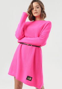 Born2be - Różowy Sweter Thonilira. Kolor: różowy #5