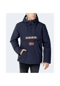 Napapijri - Kurtka anorak Mężczyzna NAPAPIJRI RAINFOREST POCKET 2. Kolor: niebieski. Materiał: poliester. Sport: turystyka piesza #1
