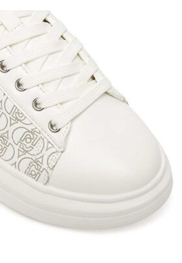 Liu Jo Sneakersy Babol 01 BF5059 EX323 Biały. Kolor: biały. Materiał: skóra