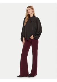 Rinascimento Spodnie palazzo CFC0125425003 Bordowy Wide Leg. Kolor: czerwony. Materiał: syntetyk #4