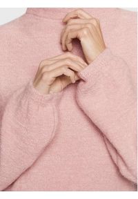 Sisley Sweter 1142M200M Różowy Regular Fit. Kolor: różowy. Materiał: syntetyk #5