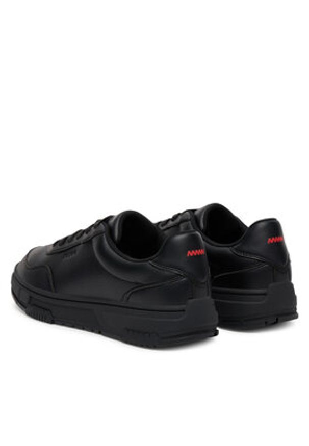 Hugo - HUGO Sneakersy Yarrow 50548507 Czarny. Kolor: czarny. Materiał: skóra