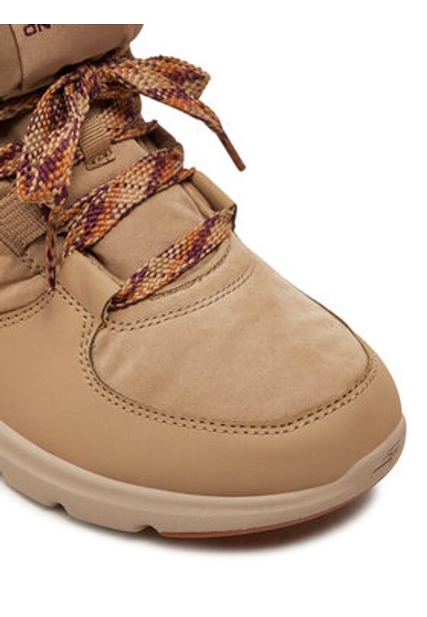 skechers - Skechers Botki Glacial Ultra - Trend Up 144194 Beżowy. Kolor: beżowy. Materiał: materiał