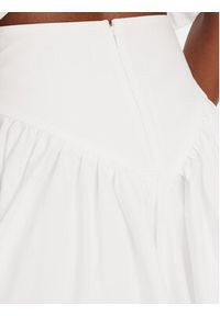 BARDOT Spódnica mini Lissett Poplin 59796SB Biały Regular Fit. Kolor: biały. Materiał: bawełna #3