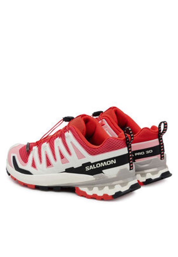 salomon - Salomon Buty do biegania Xa Pro 3D V9 L47747900 Czerwony. Kolor: czerwony. Materiał: materiał