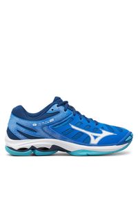 Buty halowe Mizuno. Kolor: niebieski. Model: Mizuno Wave #1