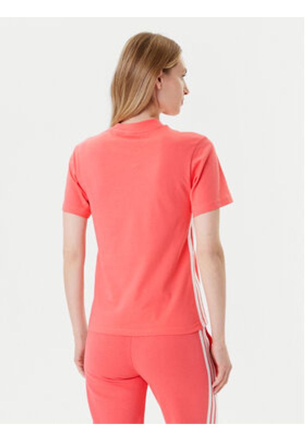 Adidas - adidas T-Shirt Essentials 3-Stripes KE4377 Koralowy Regular Fit. Kolor: pomarańczowy. Materiał: bawełna