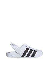 Adidas - Klapki Adilette Clog 2.0. Kolor: czarny, biały, wielokolorowy. Styl: sportowy