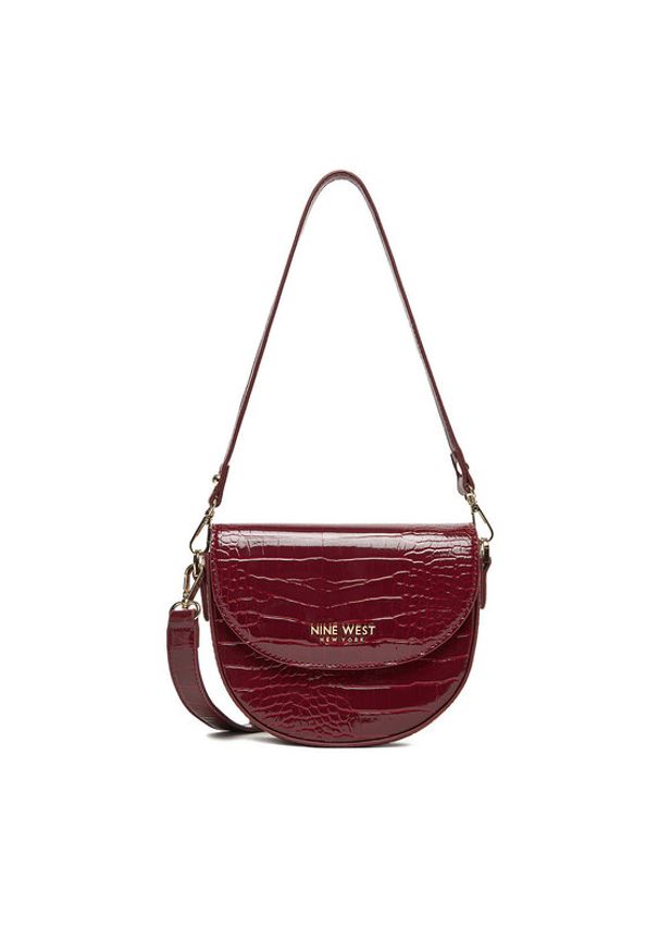 Nine West Torebka CEO-ZOE-S23806 Bordowy. Kolor: czerwony