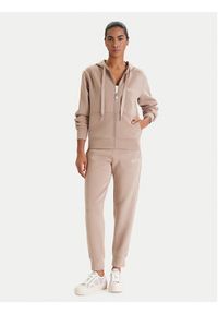 Guess Bluza W6RQ12 KBYE2 Beżowy Regular Fit. Kolor: beżowy. Materiał: syntetyk #2