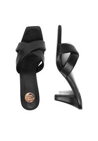 Gino Rossi - GINO ROSSI Klapki EO-GL95F-970 Czarny. Kolor: czarny. Materiał: skóra #9