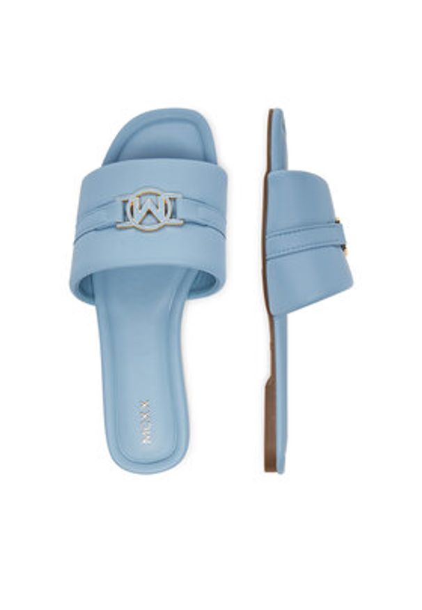 MEXX Klapki R24SS944932 Niebieski. Kolor: niebieski. Materiał: materiał, syntetyk