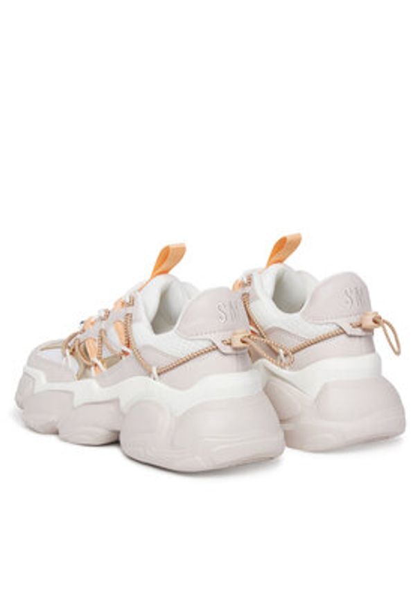 Steve Madden Sneakersy Spectator SM11002961 Biały. Kolor: biały. Materiał: materiał