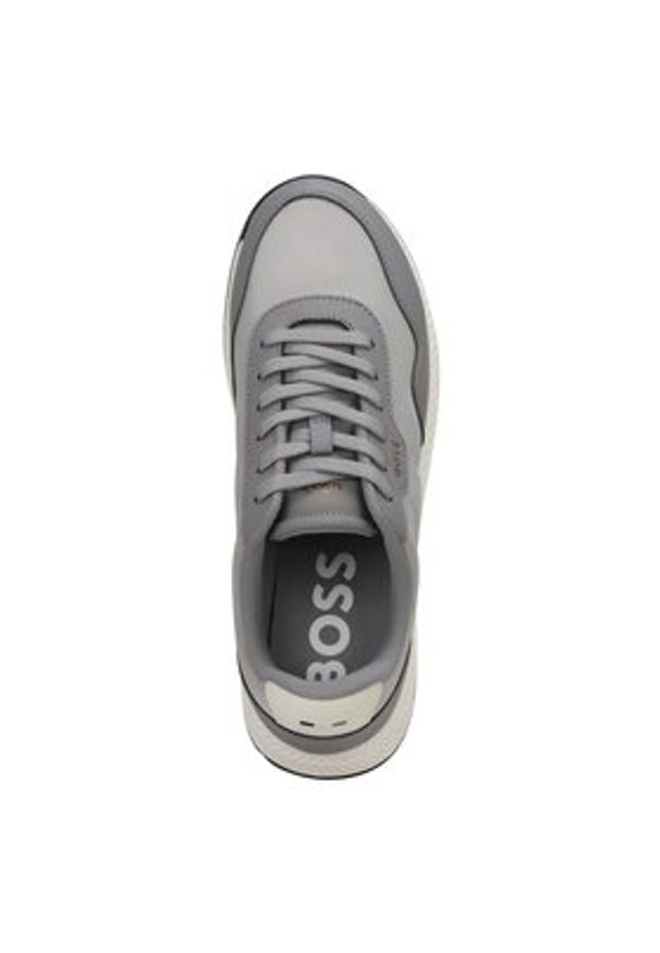 BOSS Sneakersy Titanium 50536481 Szary. Kolor: szary. Materiał: materiał