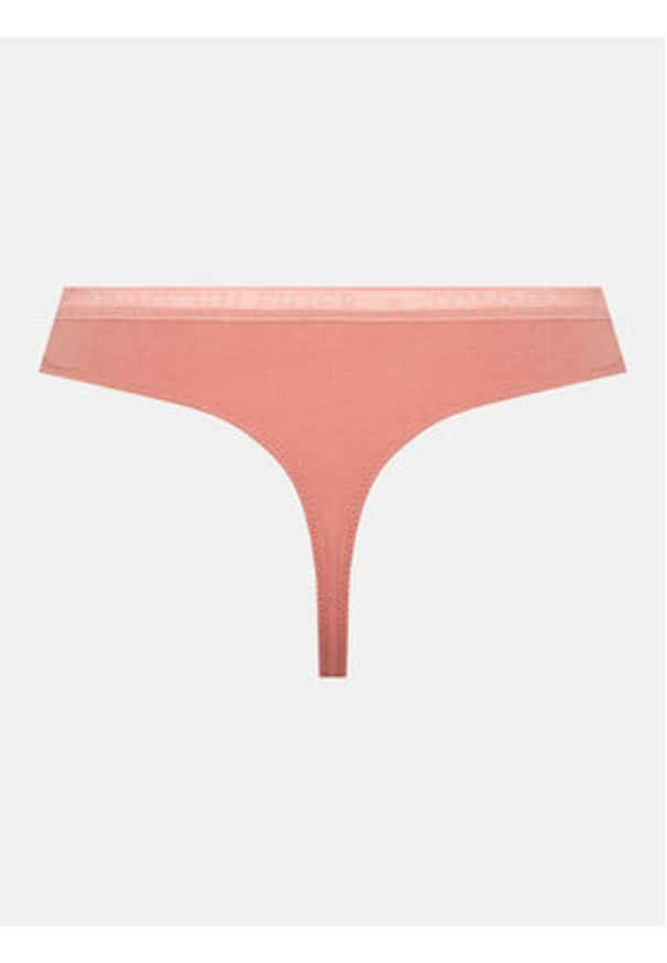 TOMMY HILFIGER - Tommy Hilfiger Komplet stringów UW0UW04890 Kolorowy. Materiał: bawełna. Wzór: kolorowy