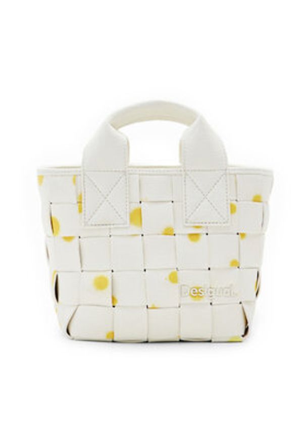 Desigual Torebka 24SAXP82 Biały. Kolor: biały. Materiał: skórzane