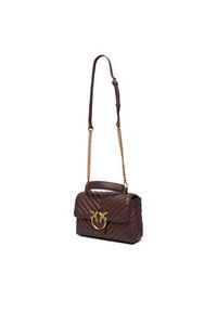 Pinko - PINKO Torebka Love Lady Puff Mini Cl Al 25-26 PLTT 100044 A0GK Bordowy. Kolor: czerwony. Materiał: skórzane #5