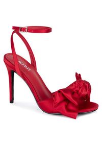 Jenny - JENNY Sandały CWBFS117 Czerwony. Kolor: czerwony. Materiał: materiał
