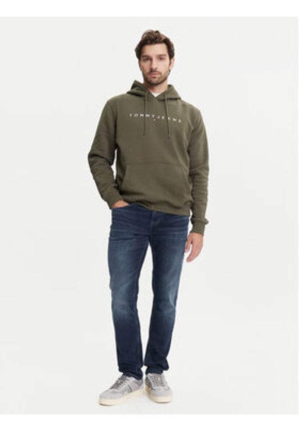 Tommy Jeans Jeansy Scanton DM0DM21899 Granatowy Slim Fit. Kolor: niebieski