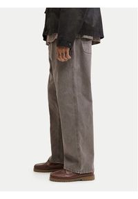 Jack & Jones Spodnie materiałowe Alex 12288528 Beżowy Baggy Fit. Kolor: beżowy. Materiał: bawełna #7